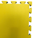 20mm Premium Tatami Jigsaw Mats reversible Yellow and blue 1m x 1m