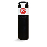 4FT Buffalo Leather Punch Bag - Black/Gold or Black/White options