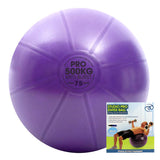 500Kg Studio Pro Anti-Burst Swiss Ball & Pump - 55cm, 65cm or 75cm