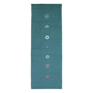 Cotton Yoga Rug - Chakra Pattern
